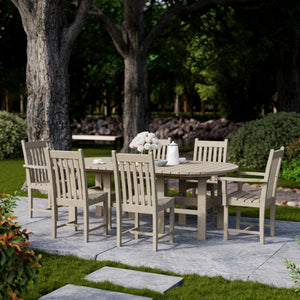 Classic 7-Piece 44"x84" Dining Set - The Charming Bench Company