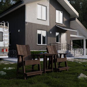 Contemporary High Adirondack Chair - The Charming Bench Company