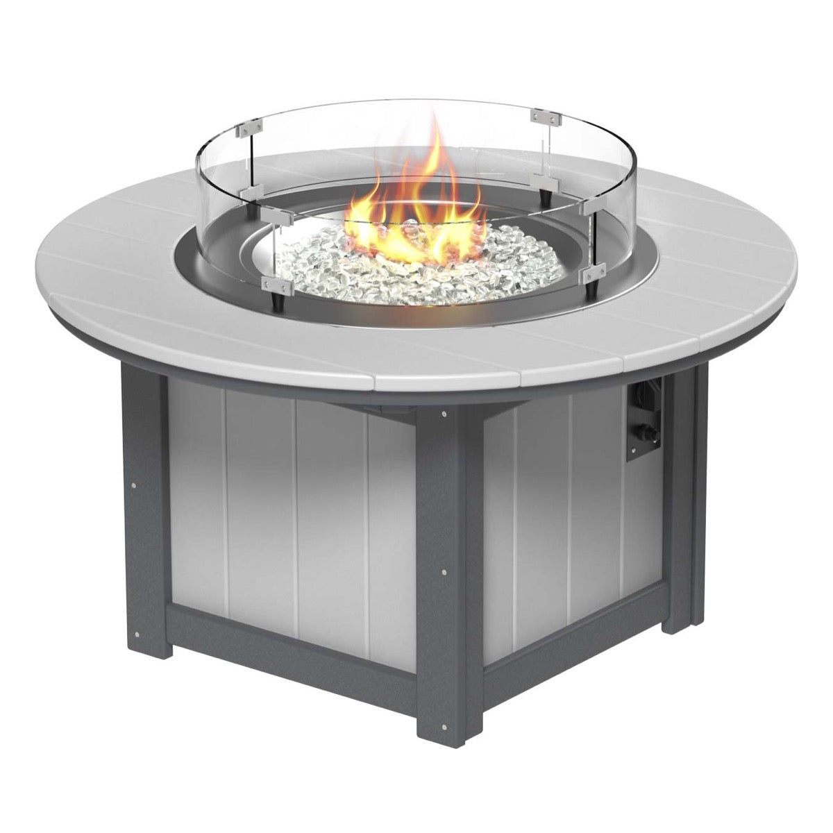 Lumin Fire Pit 46&quot; Round and Fire Pit 51&quot; Rectangular