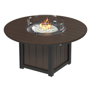 Lumin 60" Round Fire Table by LuxCraft (Bar Height)