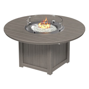 Lumin 60" Round Fire Table by LuxCraft (Bar Height)