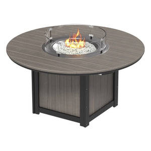 Lumin 60" Round Fire Table by LuxCraft (Bar Height)