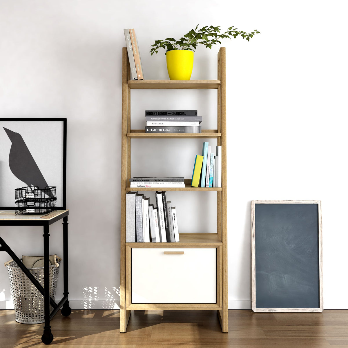 Kathy Ladder Shelf Bookcase - The Charming Bench Company