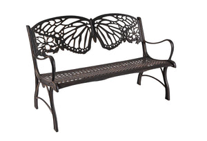 Outdoor Butterfly Bench