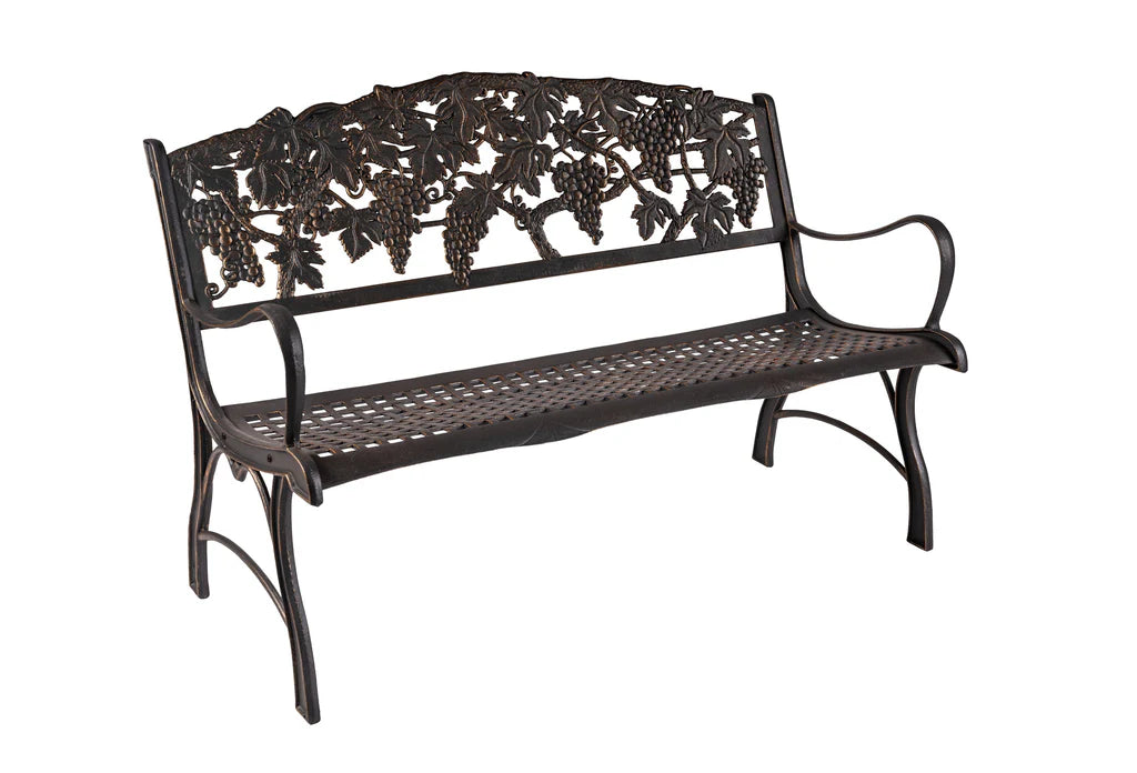 Outdoor Grape Bench