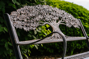 Outdoor Tree of Life Bench