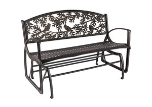 Outdoor Cardinal Glider Bench
