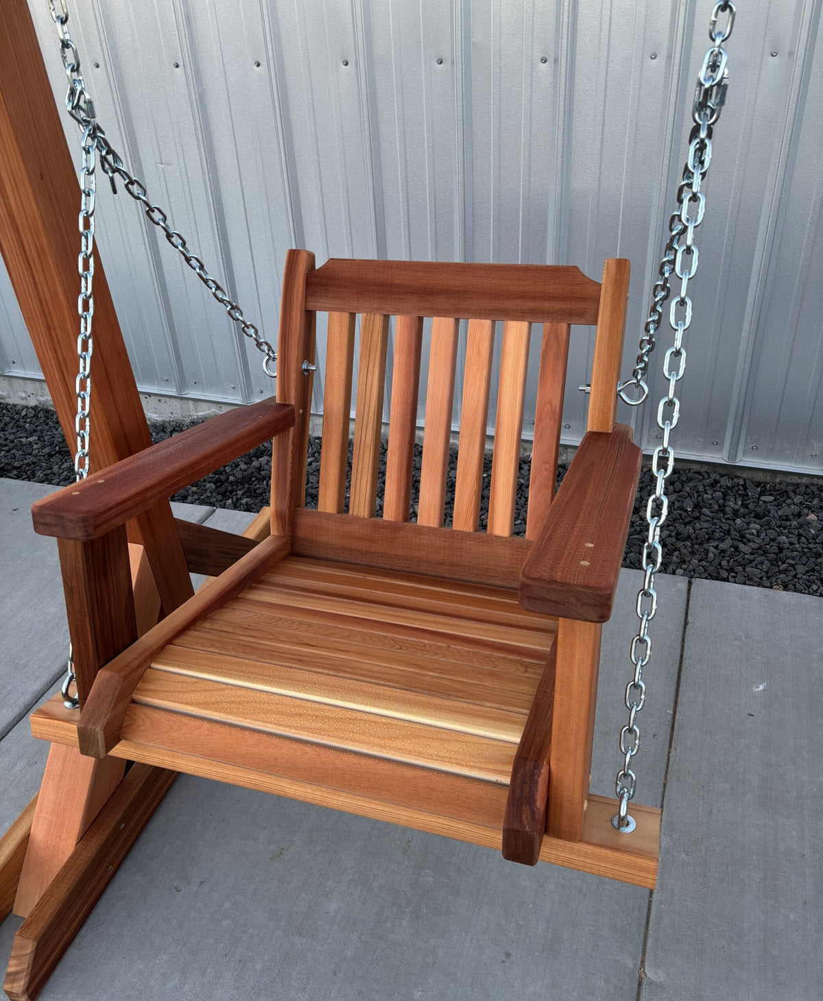 Cabbage Hill Porch Swing Chair by Wood Country