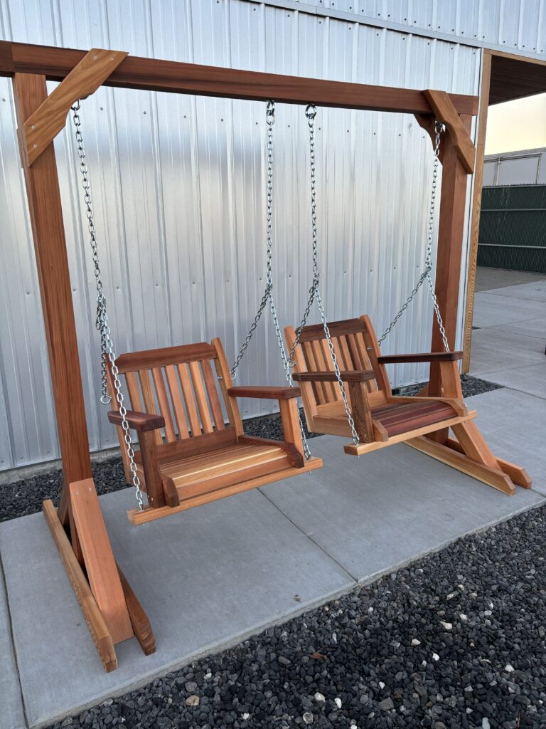 Cabbage Hill Porch Swing Chair by Wood Country