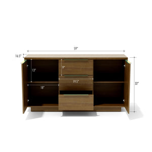 Brentford Dining Table - White Anderson Teak