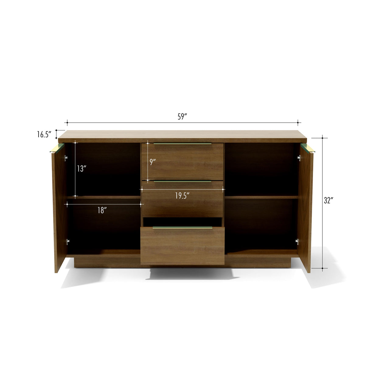 Brentford Dining Table - White Anderson Teak