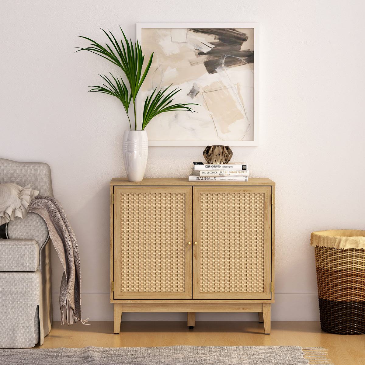 Bodrum 31" Tall - 2 Door Accent Cabinet - The Charming Bench Company
