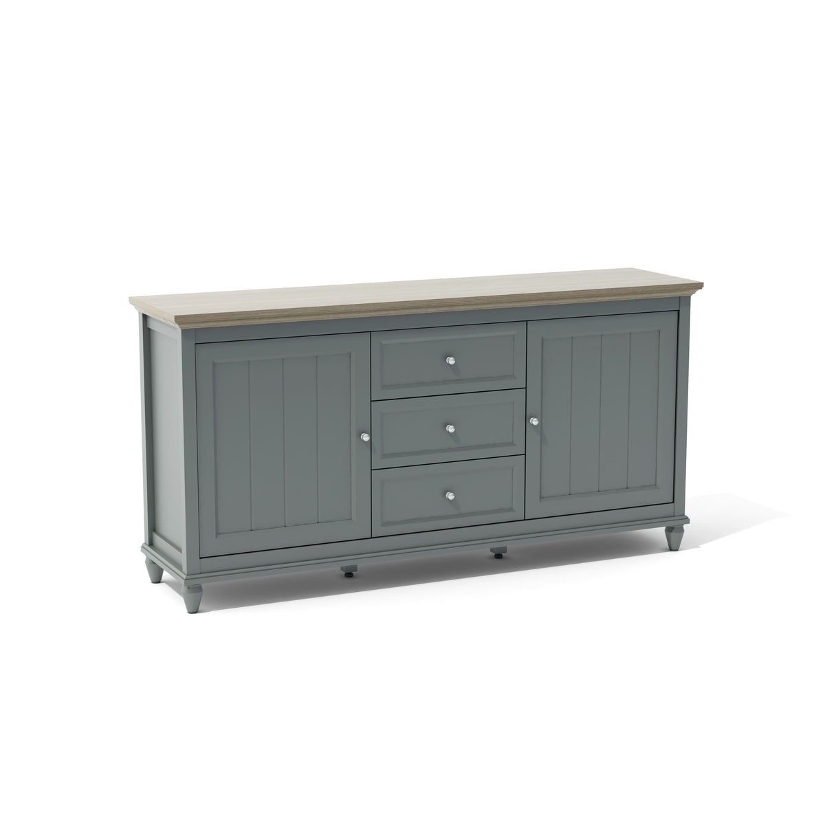 Chenon Sideboard - Grey & Brown - The Charming Bench Company