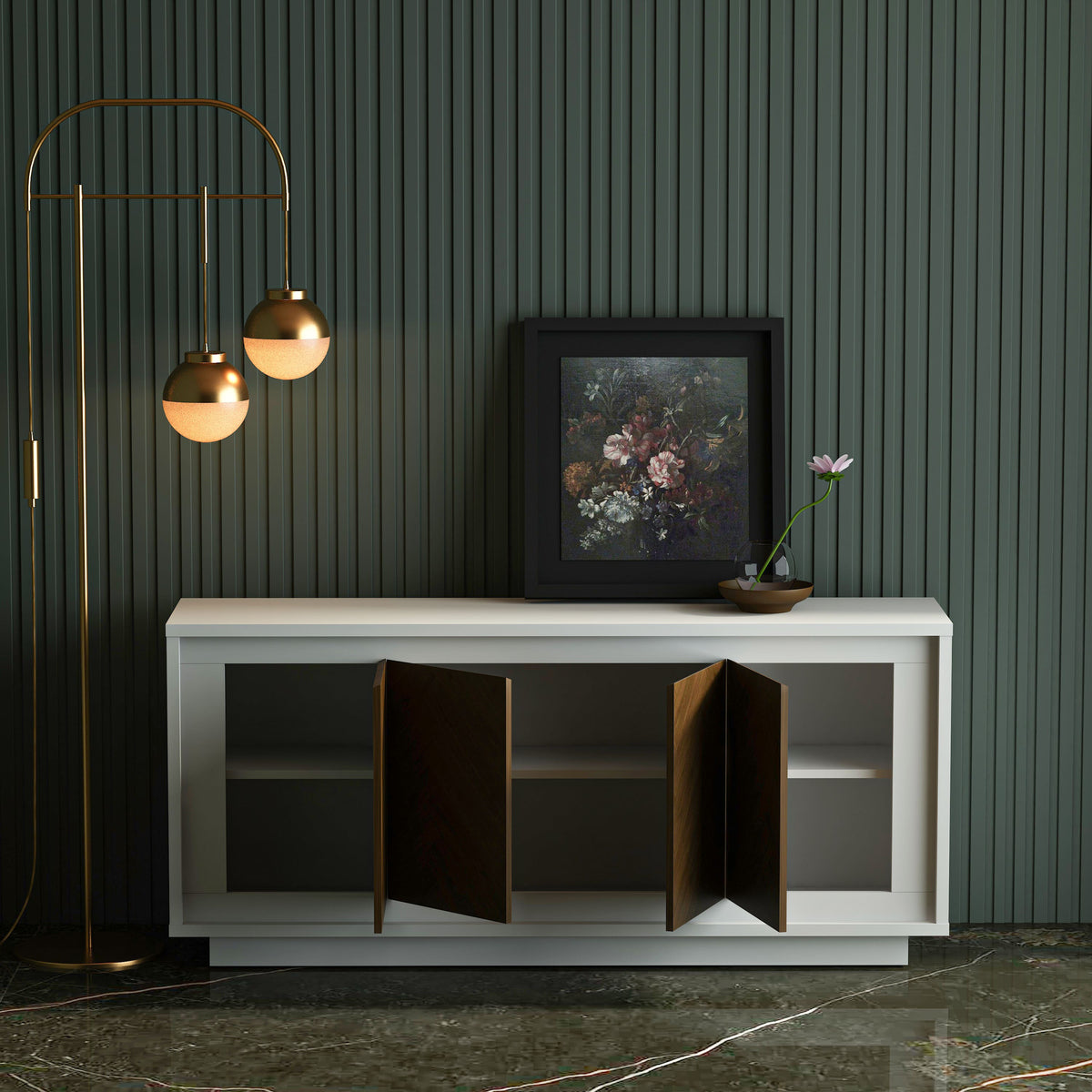 Paraggi Sideboard - White - The Charming Bench Company Paraggi Sideboard - White