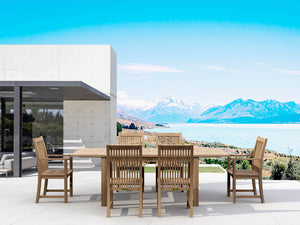 Bahama Chicago 7-Pieces Dining Set Chair B - The Charming Bench Company