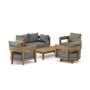 Coronado 5 Pieces Deep Seating Set - The Charming Bench Company