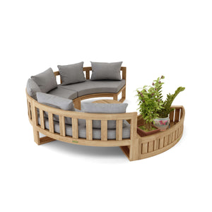 Circular Modular Deep Seating Set - The Charming Bench Company