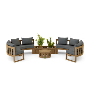 Circular Modular Deep Seating Set 1 - The Charming Bench Company