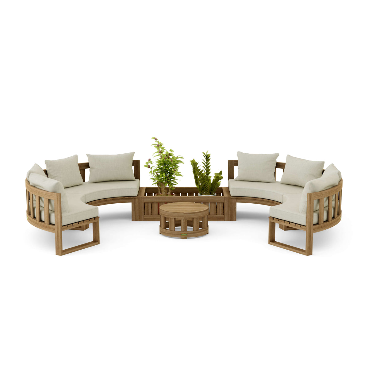 Circular Modular Deep Seating Set 1 - The Charming Bench Company