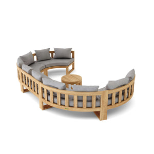 Circular Modular Deep Seating Set 3 - The Charming Bench Company