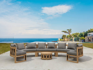 Circular Modular Deep Seating Set 3 - The Charming Bench Company