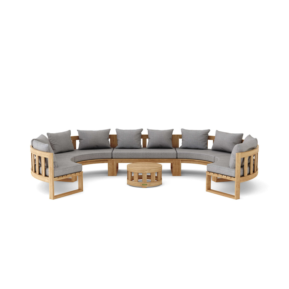 Circular Modular Deep Seating Set 3 - The Charming Bench Company