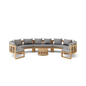 Circular Modular Deep Seating Set 3 - The Charming Bench Company