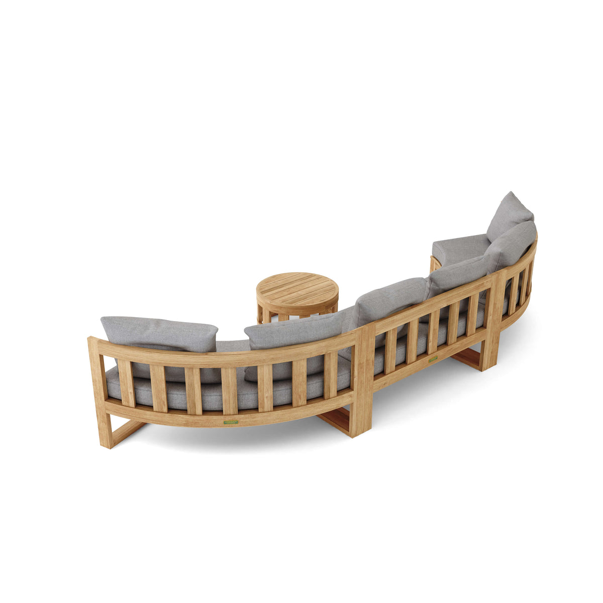 Circular Modular Deep Seating Set 5 - The Charming Bench Company