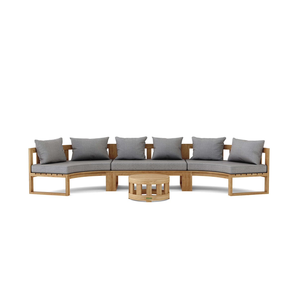 Circular Modular Deep Seating Set 5 - The Charming Bench Company