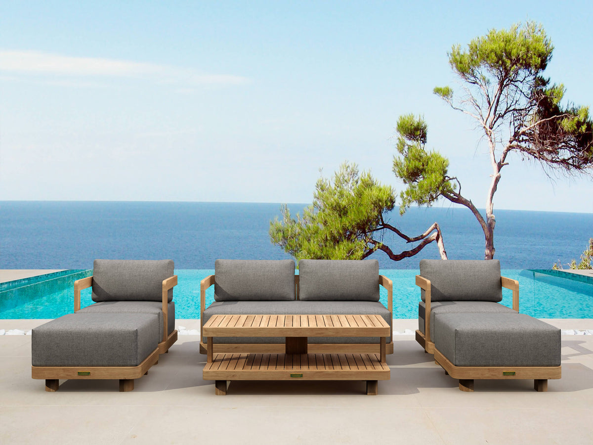 Granada 6-Piece Deep Seating Set 1 - The Charming Bench Company