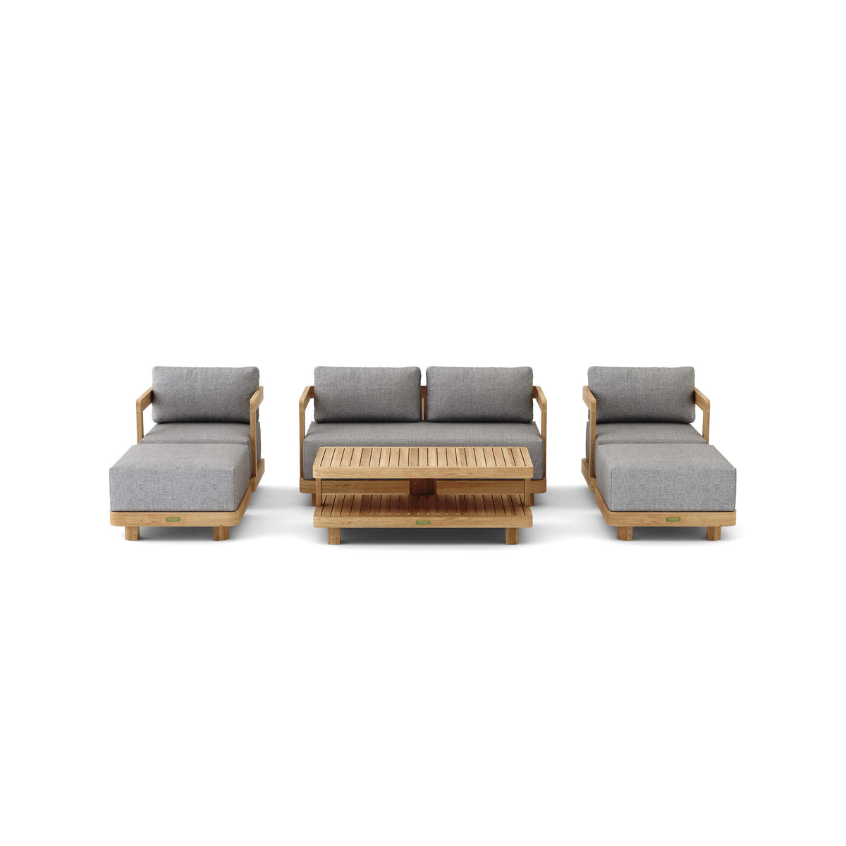 Granada 6-Piece Deep Seating Set 1 - The Charming Bench Company
