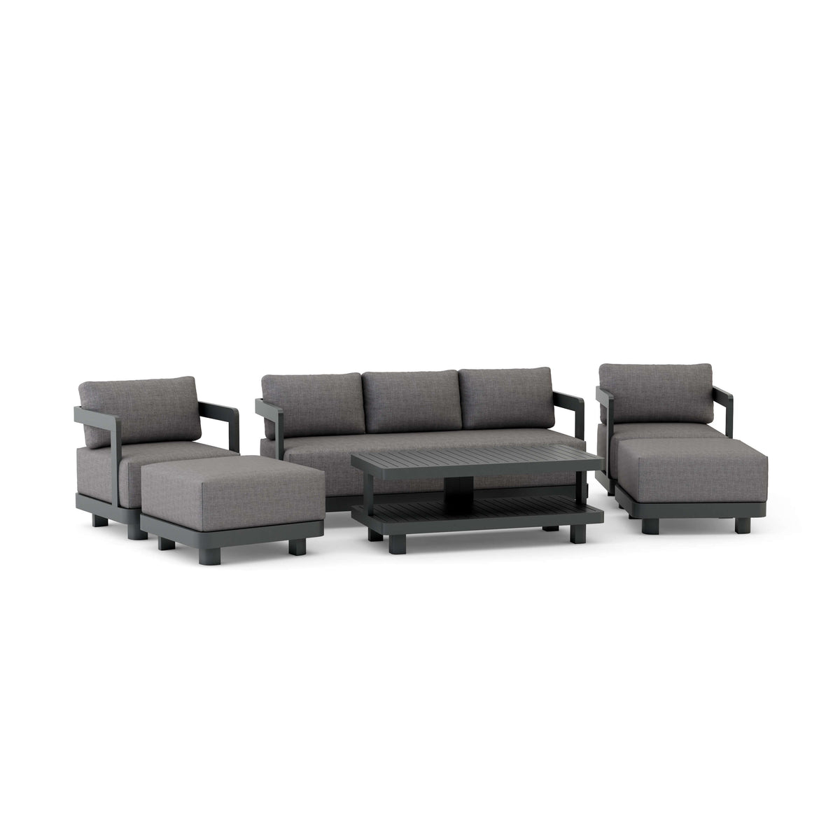 Granada 6-Piece Deep Seating Set 2 - The Charming Bench Company