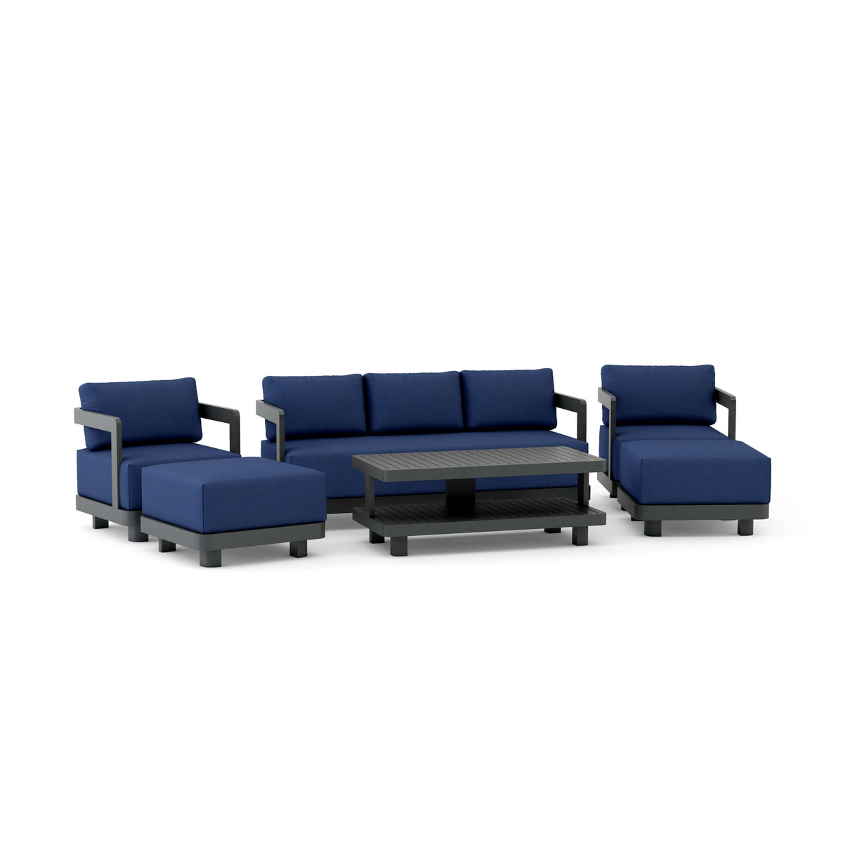 Granada 6-Piece Deep Seating Set 2 - The Charming Bench Company