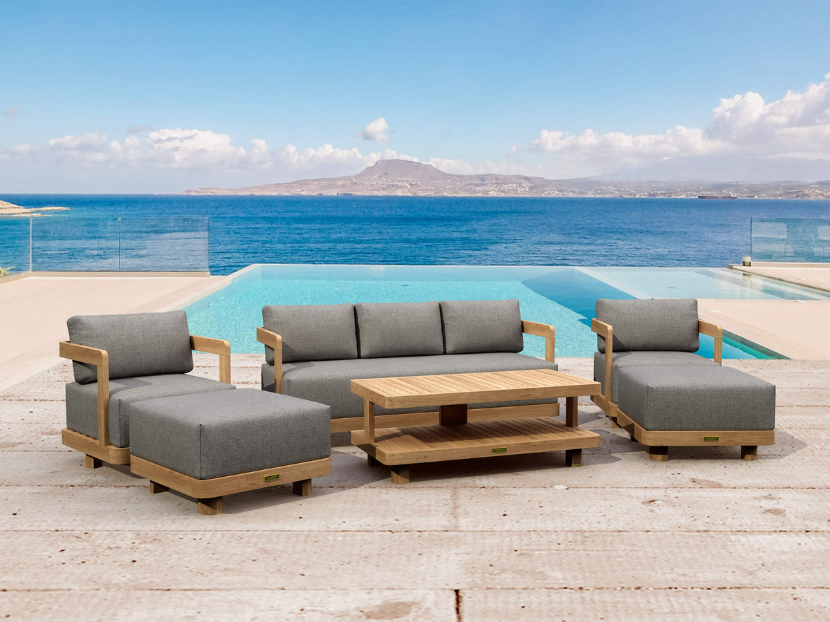 Granada 6-Piece Deep Seating Set 2 - The Charming Bench Company