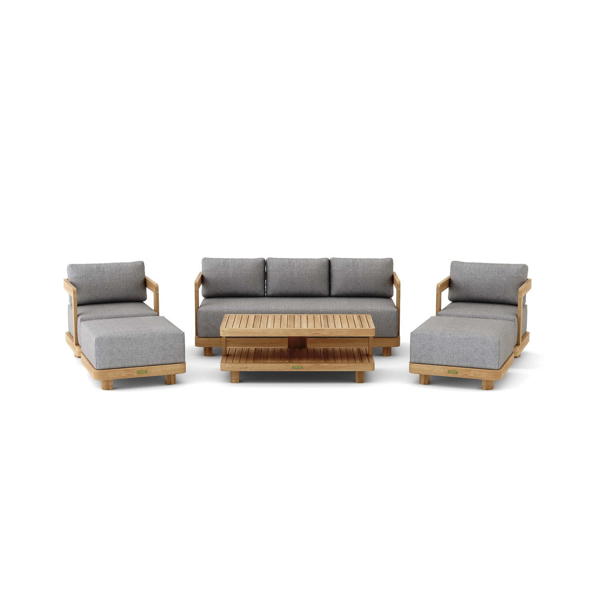 Granada 6-Piece Deep Seating Set 2 - The Charming Bench Company