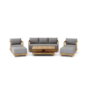 Granada 6-Piece Deep Seating Set 2 - The Charming Bench Company