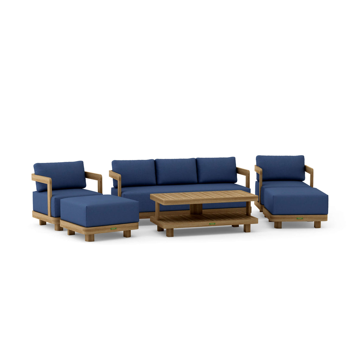 Granada 6-Piece Deep Seating Set 2 - The Charming Bench Company