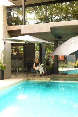 Shadowspec Retreat™ Wall Mounted Umbrella - The Charming Bench Company-Shadowspec Retreat™ Wall Mounted Umbrella