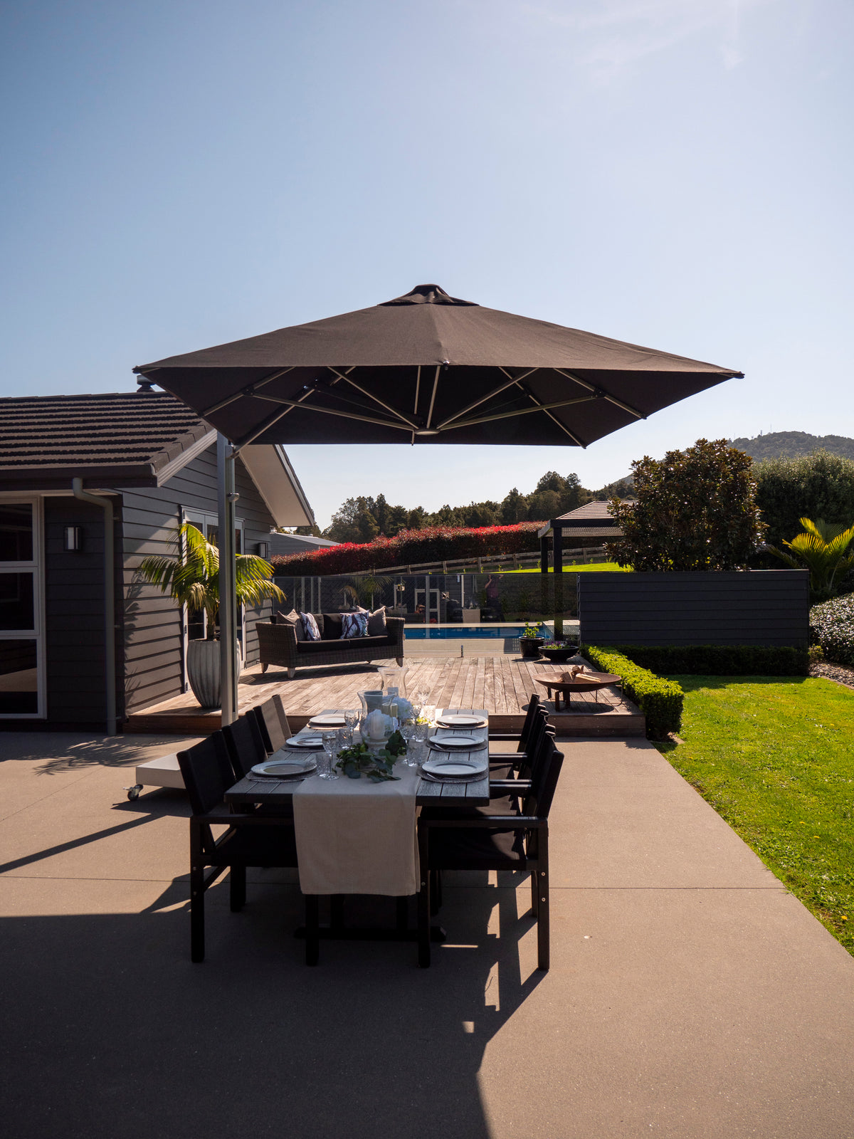 Shadowspec Serenity™ Umbrella – Square or Octagon - The Charming Bench Company- umbrella