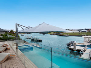 Shadowspec Unity™ Uno - Single Large Umbrella – Square or Octagon - The Charming Bench Company- Shadowspec Unity™ Duo - Two Large Umbrellas – Square or Octagon - The Charming Bench Company-Shadowspec Unity™ Quattro- Four Large Umbrellas – Square / Shadowspec Unity™ Trio - Three Large Umbrellas – Square-Single Large Umbrella