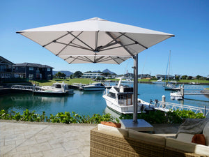 Shadowspec Unity™ Uno - Single Large Umbrella – Square or Octagon - The Charming Bench Company- Shadowspec Unity™ Duo - Two Large Umbrellas – Square or Octagon - The Charming Bench Company-Shadowspec Unity™ Quattro- Four Large Umbrellas – Square / Shadowspec Unity™ Trio - Three Large Umbrellas – Square-Single Large Umbrella