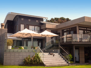 Shadowspec Unity™ Uno - Single Large Umbrella – Square or Octagon - The Charming Bench Company- Shadowspec Unity™ Duo - Two Large Umbrellas – Square or Octagon - The Charming Bench Company-Shadowspec Unity™ Quattro- Four Large Umbrellas – Square / Shadowspec Unity™ Trio - Three Large Umbrellas – Square-Single Large Umbrella