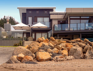 Shadowspec Unity™ Uno - Single Large Umbrella – Square or Octagon - The Charming Bench Company- Shadowspec Unity™ Duo - Two Large Umbrellas – Square or Octagon - The Charming Bench Company-Shadowspec Unity™ Quattro- Four Large Umbrellas – Square / Shadowspec Unity™ Trio - Three Large Umbrellas – Square-Single Large Umbrella