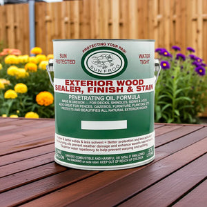 Sun Frog Wood Sealer, Finish & Stain