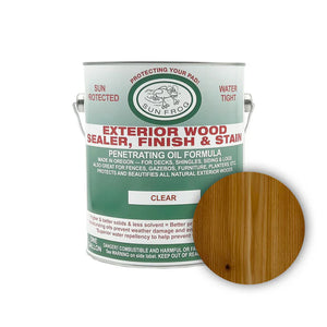 Sun Frog Wood Sealer, Finish & Stain
