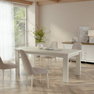 Brentford Dining Table - White - The Charming Bench Company
