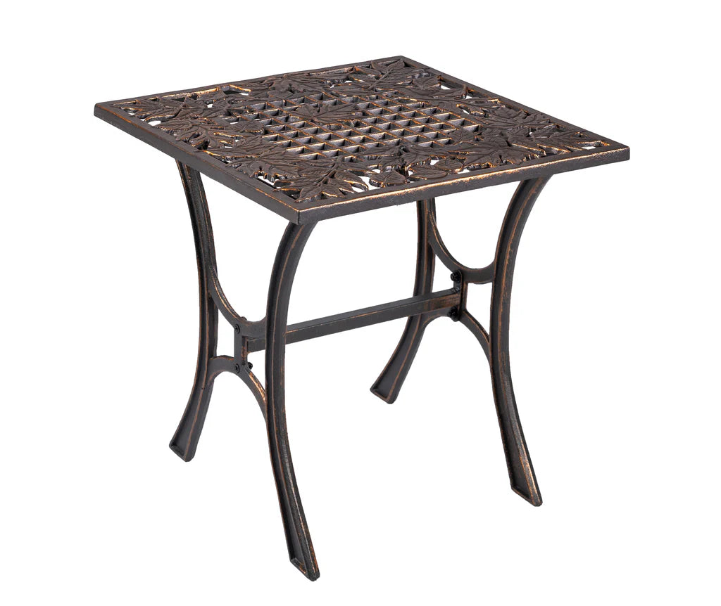 Outdoor Leaves End Table