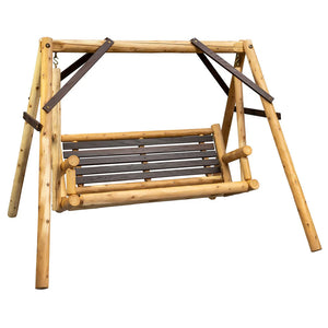 ThermaFusion Cedar Log Yard Swing