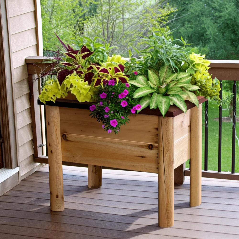 ThermaFusion Cedar Rectangle Planter Box
