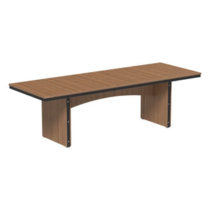 Urban Dining Table (3' x 8' Rectangular) Bar Height by LuxCraft